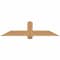 Ekena Millwork Eugene Smooth Timber Gable Bracket, Western Red Cedar, 60"W x 15"H x 3 1/2"D x 5 1/2"F, 6/12 Pitch GBW060X15X0406EUG00SWR - alternate 1